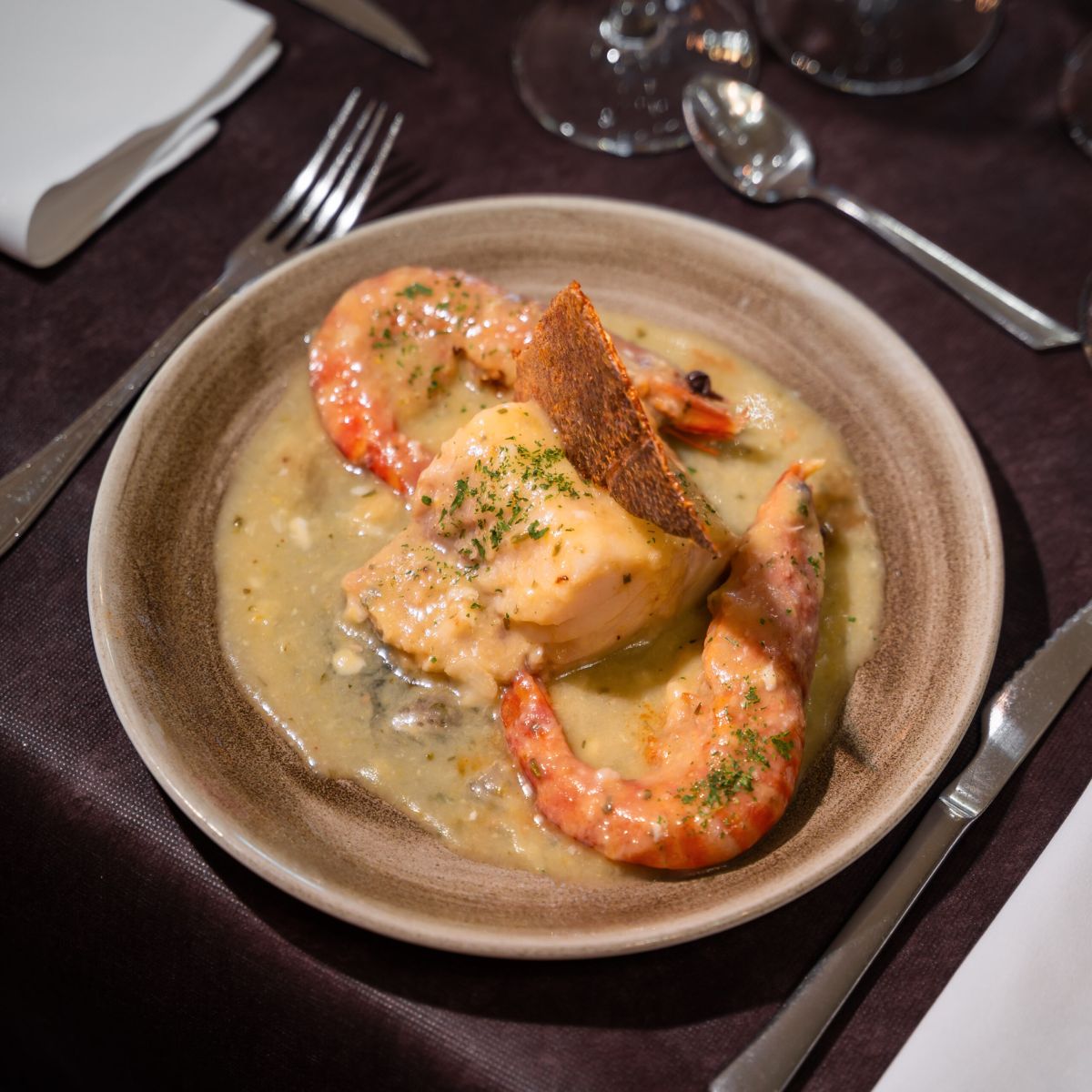 Hotel Rubielos - foto plato del restaurante